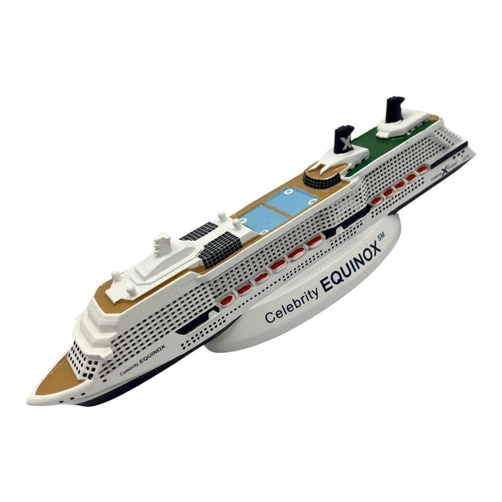 Celebrity EQUINOX Cruise Line Ship Model 10" Resin Collectible Rare 2021